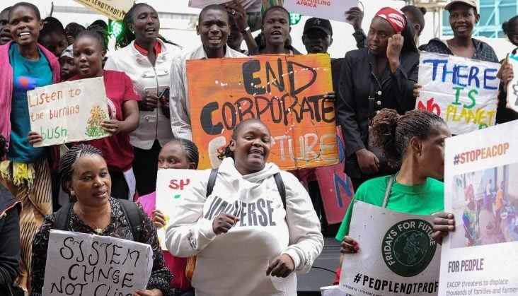 Hundreds Join 'people's March' On Climate As African Climate Summit Begins In Nairobi