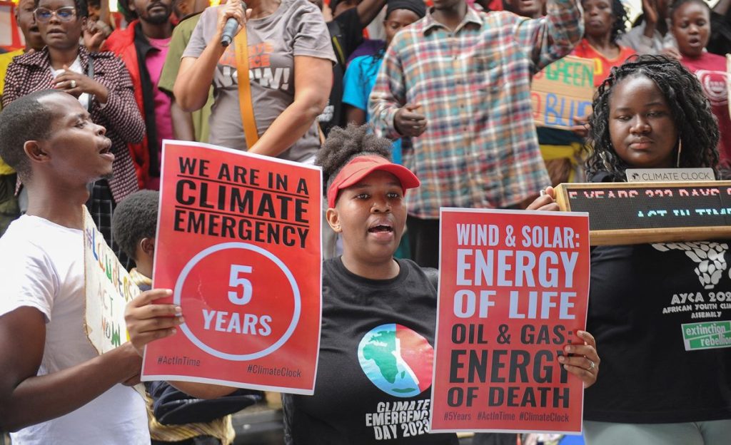 Environmentalists Campaign Against Fossil Fuels During Africa's Climate Summit, In Nairobi