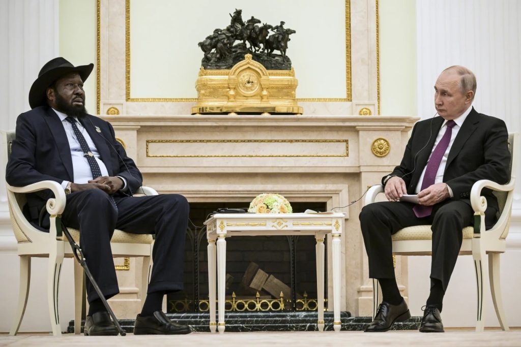 South Sudan President Kiir And Russia's President Putin Discuss Enhanced Cooperation, Including Oil Sector