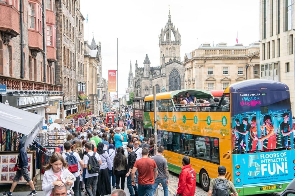 Edinburgh's Historic Royal Mile Struggles With Commercialization, Raising Concerns About Authenticity