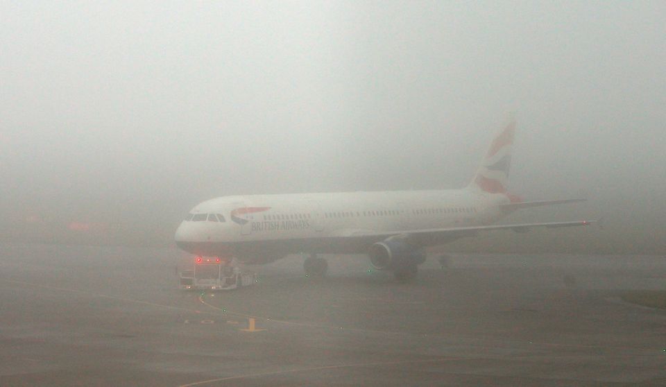 Flights To Belfast City Airport Cancelled As Heavy Fog Disrupts Uk Airports